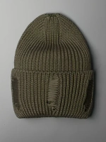 Шапка женская на осень рваная