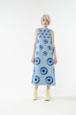 Платье из хлопка с принтом PEOPLE