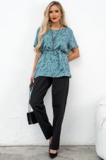 Костюм брючный (полынь/черный) К11-79/5 Nikol