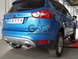 Фаркоп оцинкованный Galia F113C для Ford Kuga 2008-2013, 2013-(паспорт и сертификат в комплекте)(без электрики)