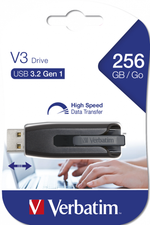 USB-накопитель VERBATIM 256GB USB 3.0 V3 DRIVE  - 49168