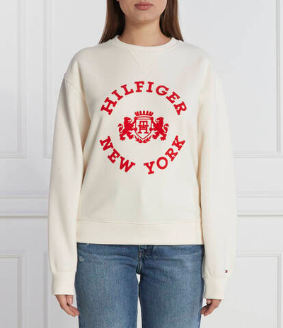 Худи VARSITY FLOCK Tommy Hilfiger - кремовый(WW0WW39805)