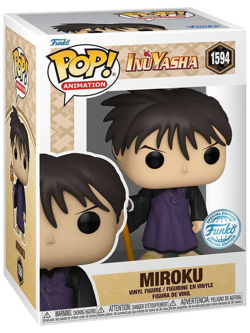Фигурка Funko POP! Animation InuYasha Miroku (Exc) (1594) 77401