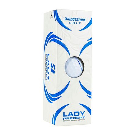 Мяч для гольфа Bridgestone Lady Precept, BGB1LWX, 3 шт/уп, белый