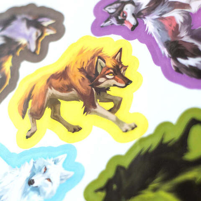The Wolves Promo Sticker Sheet