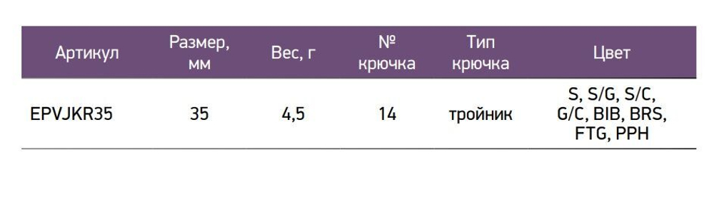 Блесна для зимней рыбалки Karasik 35мм, 4,2г, S/C 1 шт