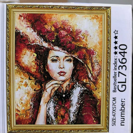 Алмазная мозаика без подрамника 40*50 см GL73640