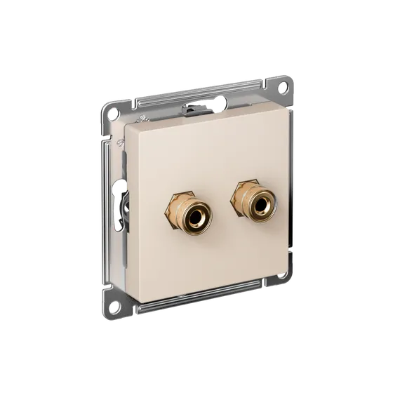 Розетка аудио 2-м AtlasDesign беж. SE ATN000287