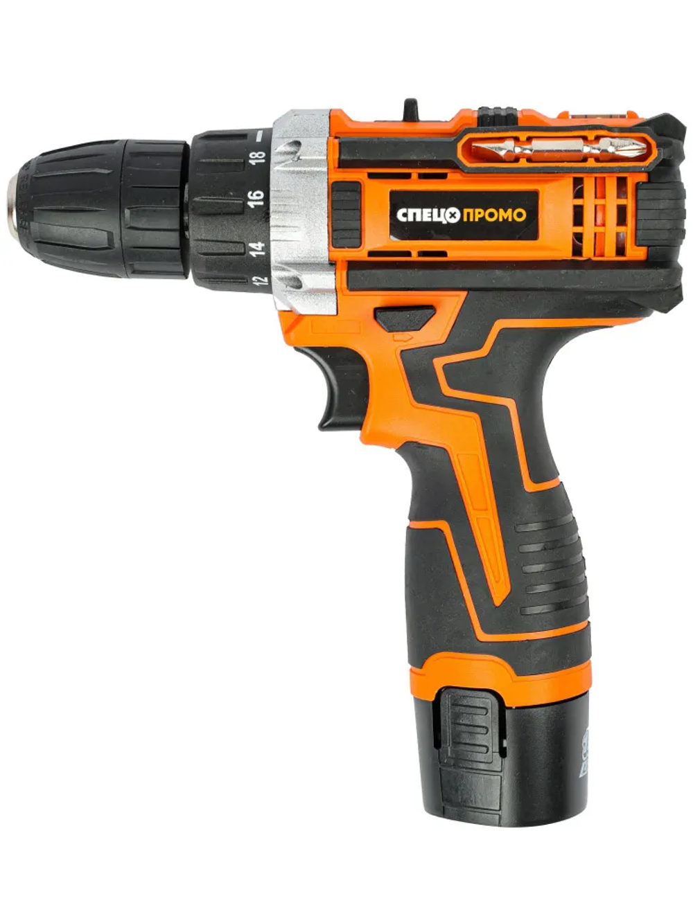 Дрель-шуруповерт аккумуляторная Спец Промо БДА12ЛИ3, 12 В Li-ion 2x2 Ач