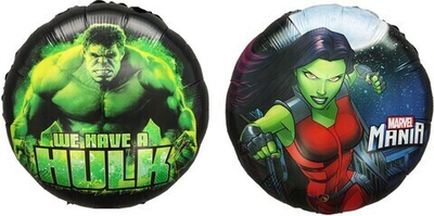 К 18"/46 см, Круг, Герои Защитники, Дизайн №4, двухсторонний