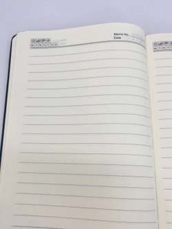 Блокнот 135 л. В5 25*17,5 см лин. т.бирюзовые цветы  (7670-4)