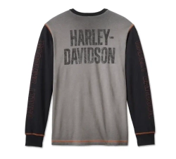 Футболка с длинными рукавами Iron Bar Henley Harley-Davidson