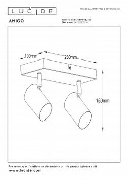 Спот Lucide Amigo 53910/02/30