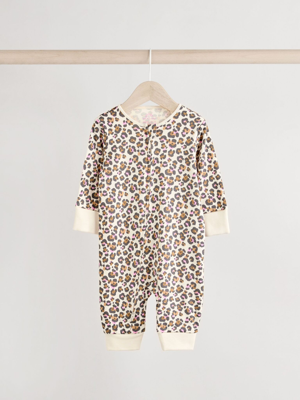 Комбинезон / Cлип для малышей Next B82-146, 3 шт., Розовый, Бежевый