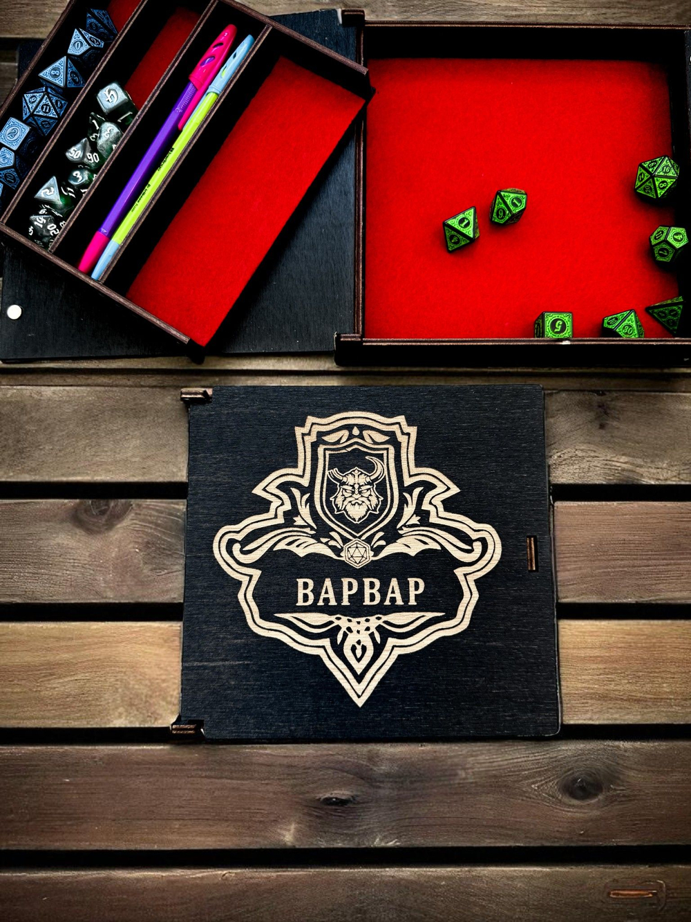 Органайзер ДнД «Варвар 5» — дерево
