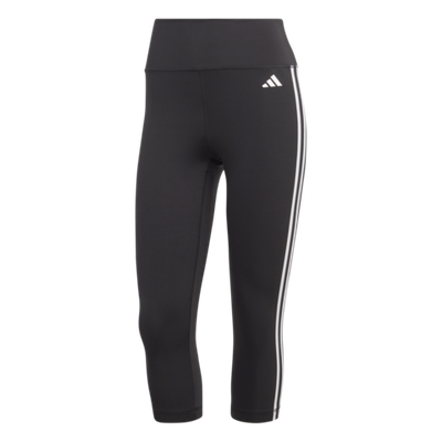 Женские теннисные брюки adidas Essentials Train 3-Stripes High-Waisted Tight Women - Black