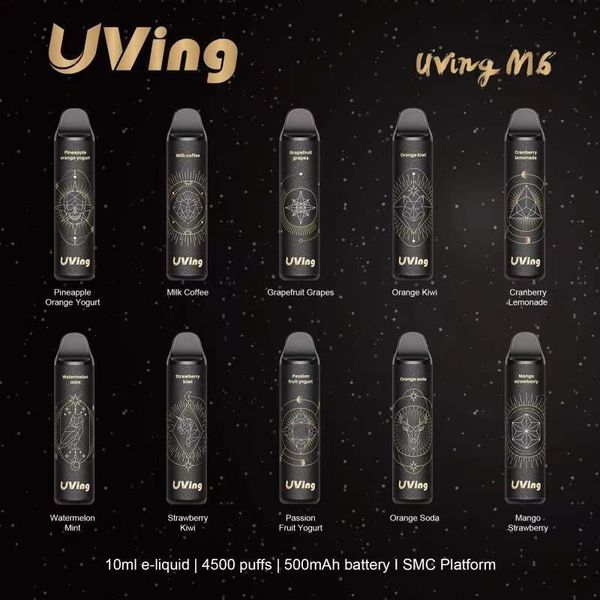 Купить Одноразовый Pod UVing M6 - Milk Coffee (4500 затяжек)