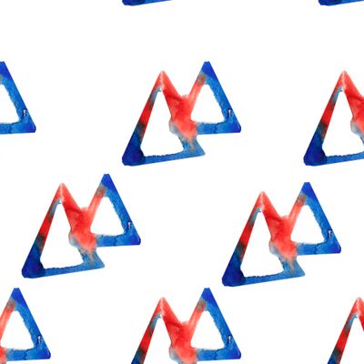 Акварельные треугольники