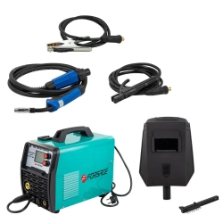 Сварочный аппарат MIG, MMA, TIG (220V, 5.8кВт,10-230А, электрод 1,6-4мм, проволока 0.8-1мм, к-т мощности 0.98, раб. цикл 60%, цифр. табло) Forsage F-MIG200 SYNERGY
