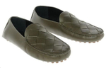 Bottega Veneta Leather Loafers Men"s Green