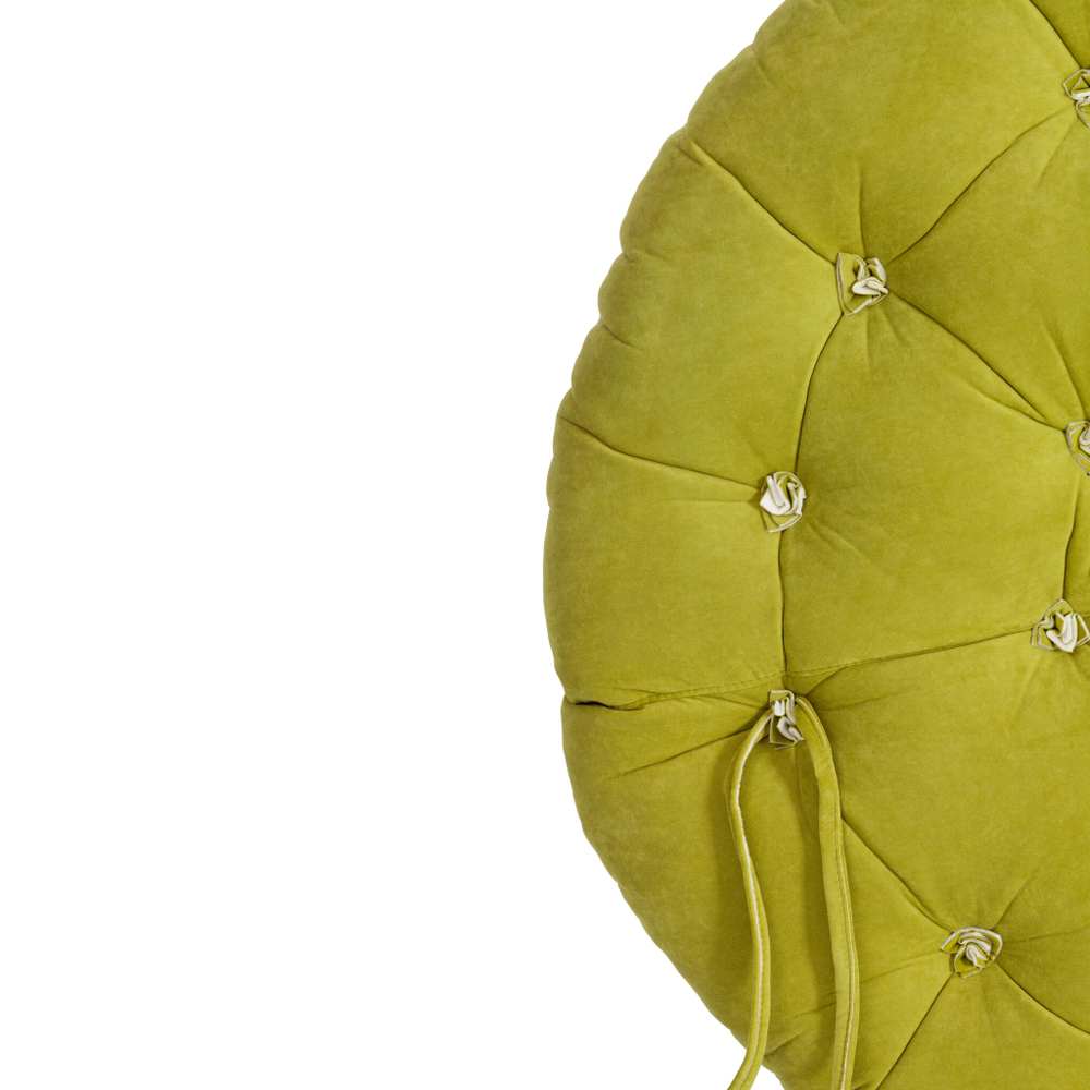 23/01 Матрац для кресла "Папасан" флок , олива, 23