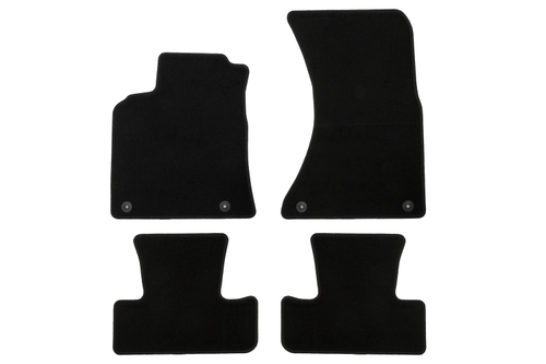 Коврики в салон для AUDI Q5 АКПП 2008-2012, 2012-2017, внедорожник , 4 шт. (текстиль) KLEVER01041501200K