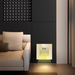 Светильник LED в рамку с дат. движения 220В 5LED ЧЕРНЫЙ