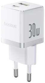 Зарядное устройство Baseus Palm USB Type-C, USB белый