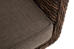 "Прованс" кресло из искусственного ротанга, цвет коричневый