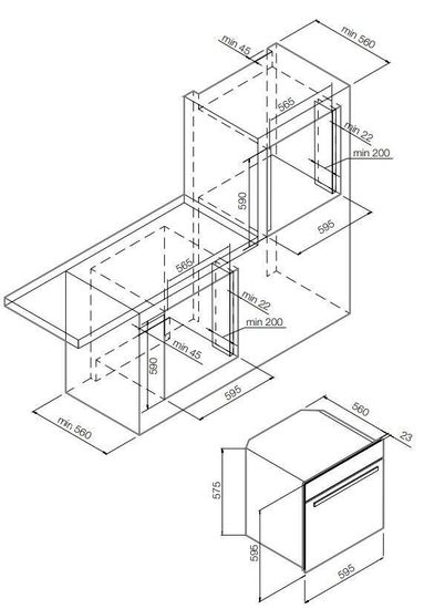 Электрический духовой шкаф GRAUDE BK 60.1 SM