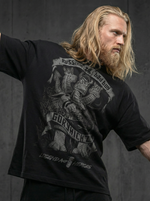 Футболка оверсайз LEGENDA Горыныч черная