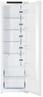 Встраиваемый однокамерный холодильник Scandilux RBI388