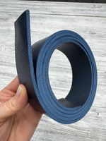 Ременная заготовка Миссури МС17 цв. Синий, толщ. 3,3-3,5 мм