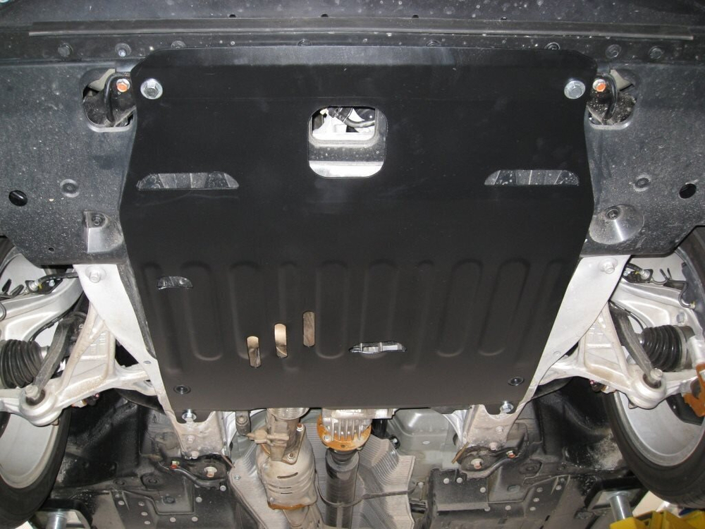 Защита ALFeco картера двигателя и кпп для Honda Legend 2004-2012, V-3,7 (сталь 2 мм) арт.ALF0917st