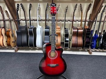 Комплект 12в1 акустическая гитара Belucci BC4010 RDS