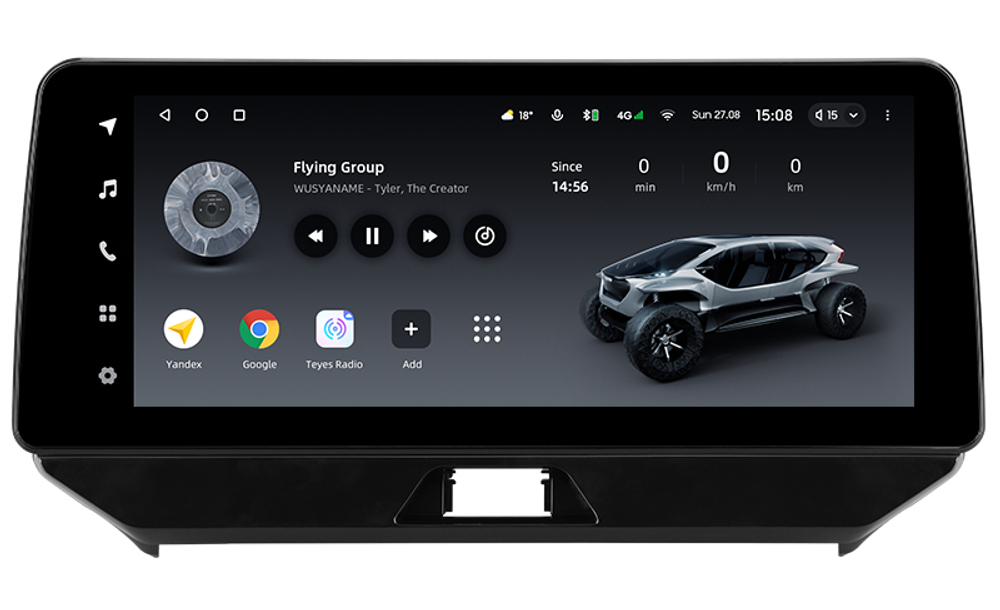 Магнитола Toyota Venza 2 2020-2024+ (поддержка 360), Harrier XU80 - Teyes LUX ONE монитор 12.3" 2K QLED на Android 10, CarPlay, 4G SIM-слот, 6/128 ГБ