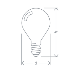 Лампа Navigator 61 334 NLL-G45-8.5-230-4K-E14