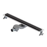 Душевой лоток Boheme Premium Linear 80 черный матовый
