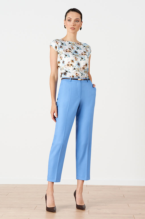 31144 Брюки женские (небесно-голубой)