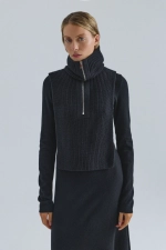 Манишка на молнии