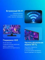Телевизор QLED Samsung 65" QE65Q70DAUXRU Series 7 черный 4K Ultra HD 120Hz DVB-T2 DVB-C DVB-S2 USB WiFi Smart TV