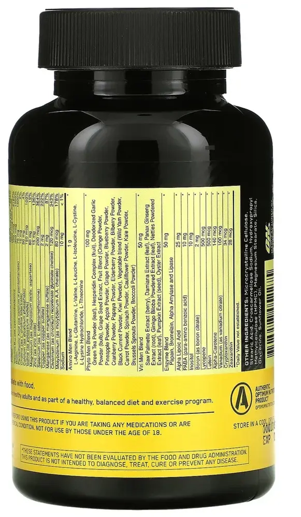 Витамины Optimum Nutrition Opti-Men 150 таблеток
