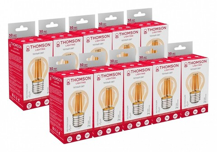 Лампа светодиодная Thomson Filament Globe E27 7Вт 2400K TH-B2126