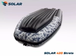 Лодка надувная моторная solar-420 strela jet tunnel