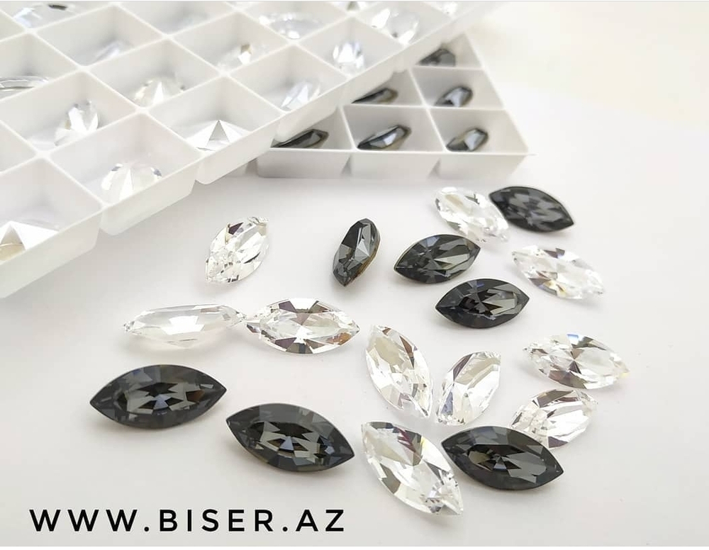 evoli 4228 Navette Fancy Stone - Crystal Ignite