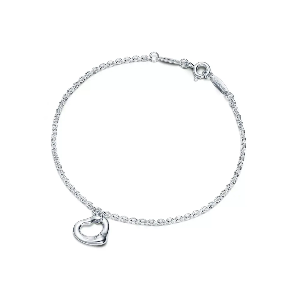 Браслет из серебра 925,Tiffany 💙Open heart, В наличии