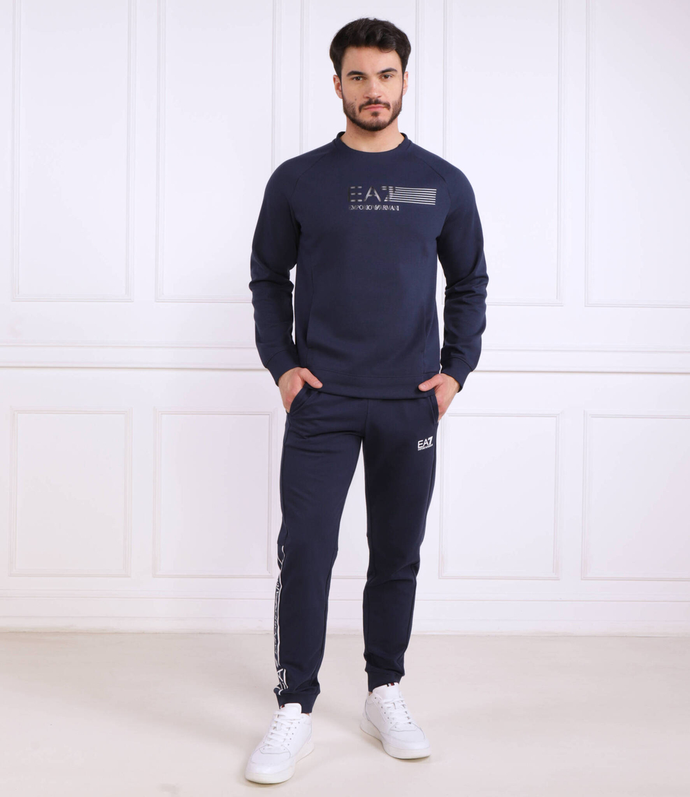 Худи EA7 - темно-синий(3RPM41 PJMBZ)