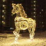 Светодиодная фигура "Лошадь"