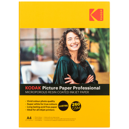 Фотобумага Kodak KPLA420 для струйной печати A4 Inkjet Paper Lustre 260 gsm 20листов