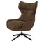 Крутящееся кресло Gamma, коричневое букле